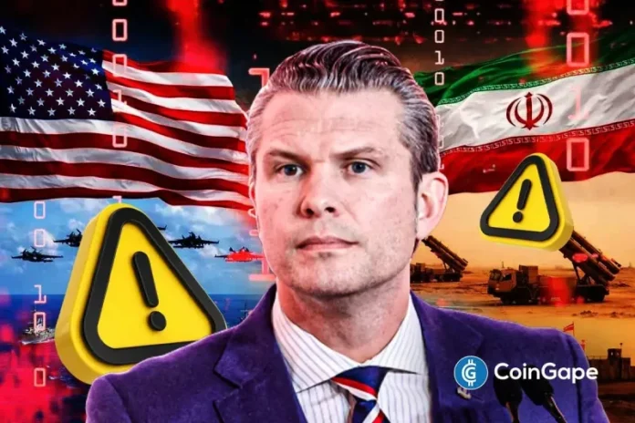 As the US-Iran war enters its 12th day, the US is bracing for its “most intense” day of strikes in the ongoing conflict. While Iranian forces are launching reportedly reckless missiles, the US is preparing to unleash the largest wave of coordinated air and military strikes yet. Amid these heightened tensions, both the crypto market
The post <a href="https://coingape.com/breaking-us-warns-of-most-intense-day-yet-as-us-iran-war-enters-12th-day/">BREAKING: US Warns of “Most Intense Day” Yet As Us-Iran War Enters 12th Day</a> appeared first on <a href="https://coingape.com/">CoinGape</a>.