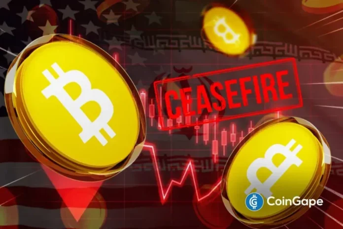 Bitcoin price falls more than 1% in an hour after Iran rejects any temporary ceasefire with the US on Tuesday. Oil prices gain back above $114 as Trump’s deadline to strike Iranian energy infrastructure nears. Iranian media reports explosions were heard on Kharg Island, escalating the ongoing US-Iran war. Ethereum, XRP, Solana, Cardano, and the
The post <a href="https://coingape.com/bitcoin-falls-as-iran-rejects-any-temporary-ceasefire-with-the-us-amid-kharg-island-strikes/">Bitcoin Falls as Iran Rejects Any Temporary Ceasefire with the US amid Kharg Island Strikes</a> appeared first on <a href="https://coingape.com/">CoinGape</a>.