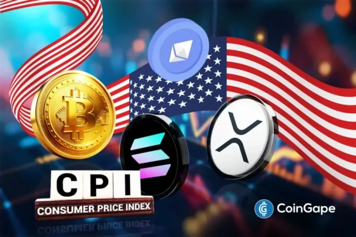 More than $2.3 billion in Bitcoin, ETH, XRP and SOL options to expire on Friday. Crypto market participants are bracing for options expiry and US CPI inflation data release later today. After US PCE inflation rose in line with expectations, markets await cues on how the US-Iran war impacted inflation. Ad Ad Will Bitcoin, ETH,
The post <a href="https://coingape.com/max-pain-price-for-bitcoin-eth-xrp-sol-as-wall-street-sees-hot-us-cpi-inflation/">Max Pain Price for Bitcoin, ETH, XRP, SOL as Wall Street Sees Hot US CPI Inflation</a> appeared first on <a href="https://coingape.com/">CoinGape</a>.