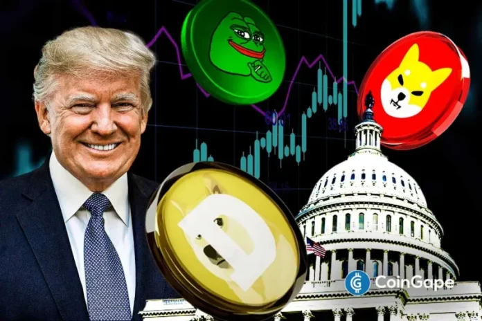 Meme coins have been under bearish pressure in recent months amid waning demand caused by declining prices across the broader crypto market. These coins could be poised for even more volatility after several US Senators launched an investigation into President Trump’s upcoming meme coin conference at Mar-a-Lago. This conference could affect the price forecast on
The post <a href="https://coingape.com/markets/doge-shib-pepe-price-forecast-as-us-senators-probe-trumps-mar-a-lago-meme-coin-conference/">DOGE, SHIB, PEPE Price Forecast as US Senators Probe Trump’s Mar-a-Lago Meme Coin Conference</a> appeared first on <a href="https://coingape.com/">CoinGape</a>.