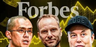 Forbes Billionaires 2026: Elon Musk Reclaims Forbes Richest Spot; Crypto Leaders CZ and Ardoino Follow