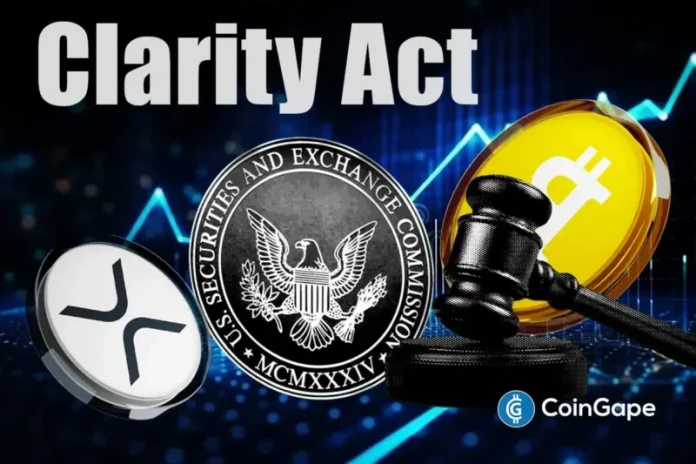 Bitcoin and XRP Price outlook remains positive as the global crypto market rose 1.26% to reach $2.57 trillion in the past 24 hours. Significant gains were also noted among major altcoins like XRP, SOL and ADA which indicated the existence of a wider and tentative market recovery. Bitcoin remains the most dominant player in the
The post <a href="https://coingape.com/markets/bitcoin-and-xrp-price-outlook-ahead-of-may-2026-clarity-act-roundtable/">Bitcoin and XRP Price Outlook Ahead of May 2026 CLARITY Act Roundtable</a> appeared first on <a href="https://coingape.com/">CoinGape</a>.