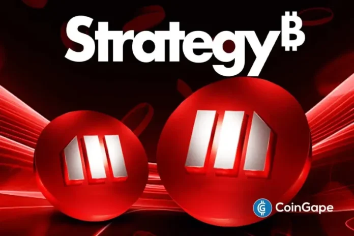 The Strategy Inc. (NASDAQ: MSTR) stock moved higher on Monday after the company disclosed $82 million fresh capital raised through its at-the-market (ATM) equity program. However, despite the raise it has temporarily paused Bitcoin accumulation. Ad Ad Strategy Raises $82M Capital From ATM Offering But Pauses Bitcoin Buying According to the latest filing, the firm
The post <a href="https://coingape.com/news/stocks/mstr-stock-rises-as-strategy-raises-82m-via-atm-stock-offering/">Just-In: MSTR Stock Rises As Strategy Raises $82M Via ATM Stock Offering</a> appeared first on <a href="https://coingape.com/">CoinGape</a>.