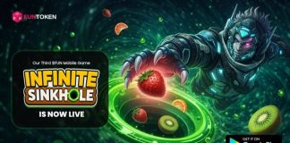 FUNToken Launches Third Mobile Game, Infinite Sinkhole
